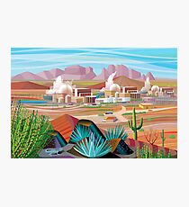 Power Plant in the Desert Photographic Print