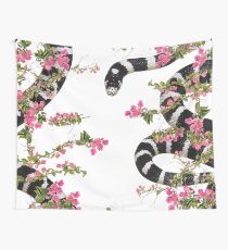 snake floral Wall Tapestry
