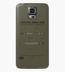 Marine Corps Crayon Operator's Manual Case/Skin for Samsung Galaxy