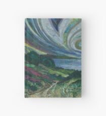 Clifftop Walk - Overstrand to Cromer, Norfolk Embroidery - Textile Art Hardcover Journal