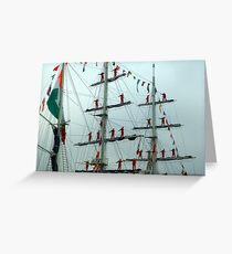 Sailors on Display Greeting Card
