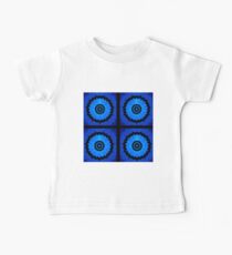 4 blue star flowers Baby Tee