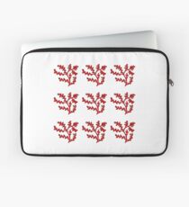 red shrub Laptop Sleeve