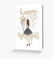 Happy New Year Greeting Card