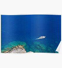Ocean Blue Poster