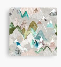 Appel des montagnes (en brumeux) Impression sur toile