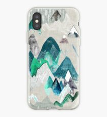 Call of the Mountains (in evergreen) iPhone Case