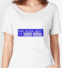 Has never went to Oovoo Javer Women's Relaxed Fit T-Shirt