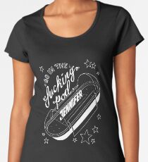 Get in the Pod, Jennifer (White Lines) Women's Premium T-Shirt