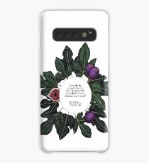 Fig Quote Print - The Bell Jar - Sylvia Plath Case/Skin for Samsung Galaxy