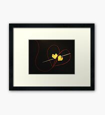 Red String of Fate Framed Print