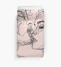 Kiss more often Duvet Cover