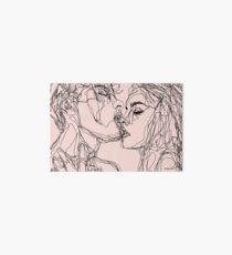 Kiss more often Art Board Print