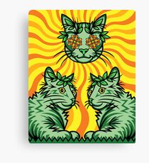 Yellow Sunshine Catnip (Electric Catnip) Canvas Print