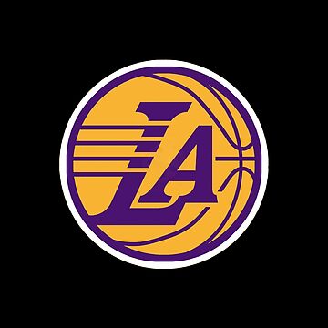 Los Angeles Lakers Alternate Logo Sticker by HugoYuli