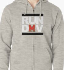 RUN DMV - Red Zipped Hoodie