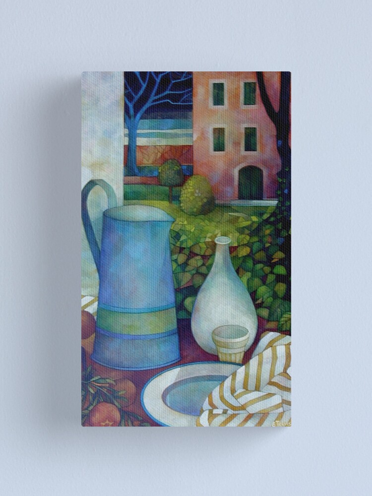 Alternate view of once upon a time there was a plum tree... Canvas Print