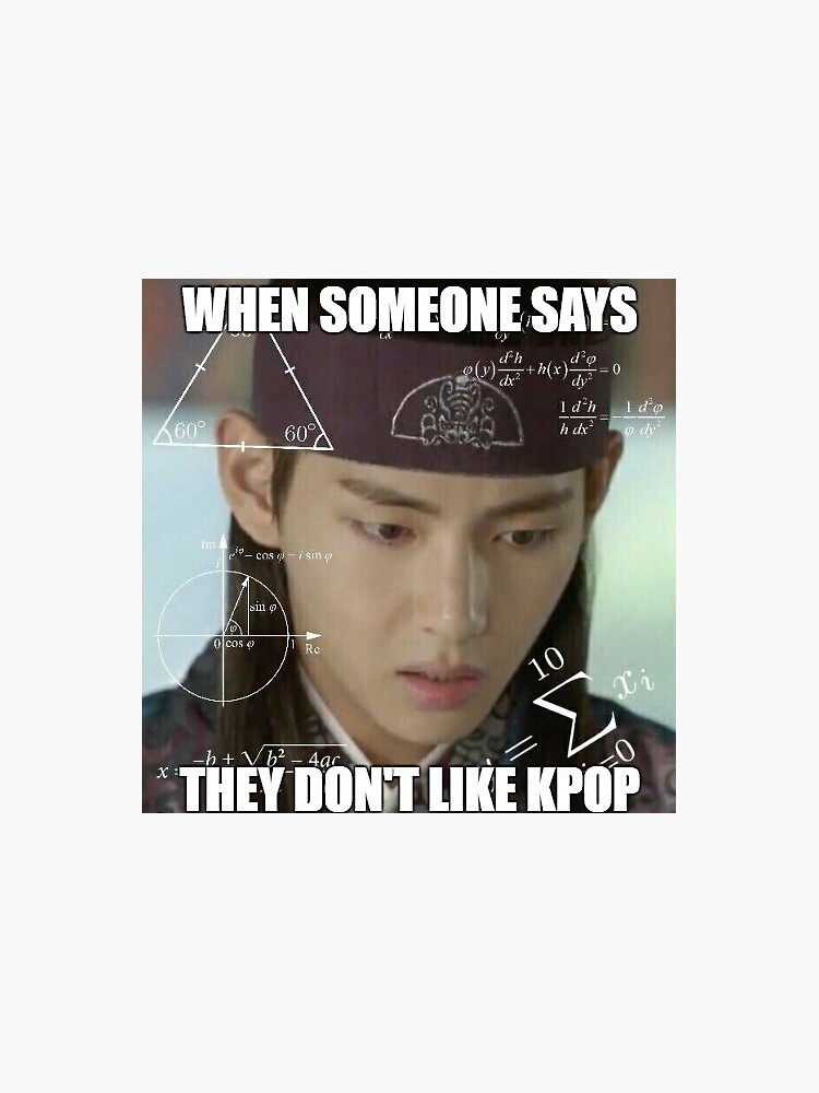 "Kpop Meme 1" Sticker by Tweetybird1231 Redbubble