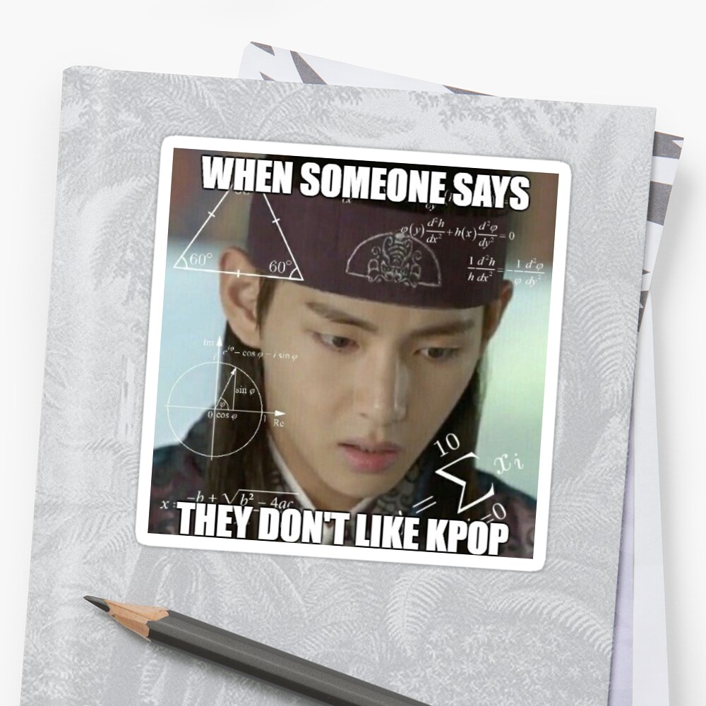 "Kpop Meme 1" Sticker by Tweetybird1231 Redbubble