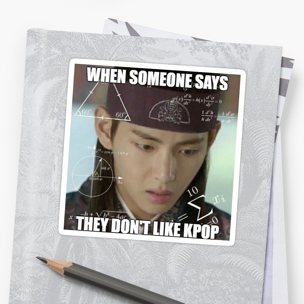 "Kpop Meme 1" Sticker by Tweetybird1231 | Redbubble