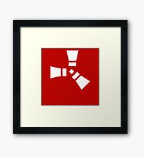 Rust Game Logo Framed Print
