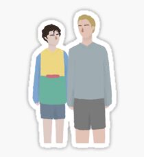 elio and oliver Sticker