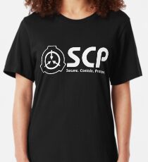 SCP foundation logo Slim Fit T-Shirt