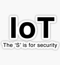 Pegatina Seguridad de IoT