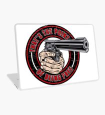 2nd Amendment Shirt - Black t Shirt - Gun Shirt Women Men Laptop Skin