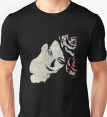 Sick On Sunday (graffiti female portrait, woman with roses) Unisex T-Shirt