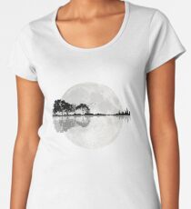 Moonlight Nature Guitar Women's Premium T-Shirt