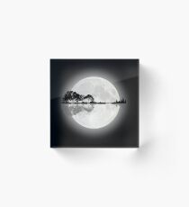 Bloque acrílico Guitarra Moonlight Nature