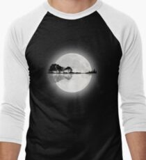 Camiseta ¾ bicolor para hombre Guitarra Moonlight Nature