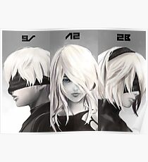 Nier-Portrait-Set Poster