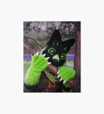Furry Fursuit Ferox The Wolf Design Art Board
