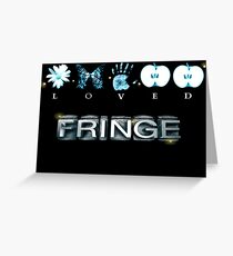 FRINGE - FRINGE Glyphs Alphabet Greeting Card