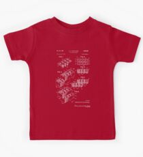 Lego Patent - Dark Background Kids Tee