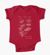 Lego Patent - Dark Background One Piece - Short Sleeve
