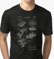 Lego Patent - Dark Background Tri-blend T-Shirt