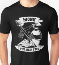 Monk Funny Design for Gamers, RPG, Roleplayers Unisex T-Shirt