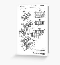 Lego-Patent Grußkarte