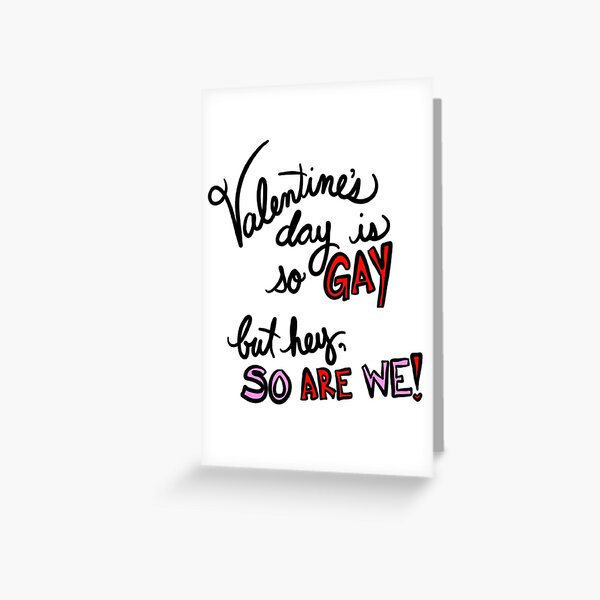Gay Valentine Greeting Card