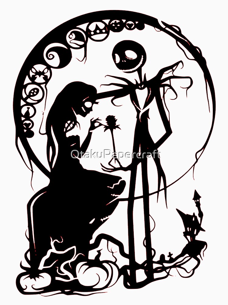 Romantic Jack and Sally - The Nightmare Before Christmas by OtakuPapercraft...