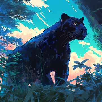 Animal Figurine Animated cartoon Legendary creature, Black Panther cartoon,  legendary Creature, fictional Character png | PNGEgg