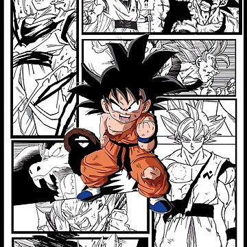 Dragon Ball Z Goku VS Frieza Manga Panel Poster for Sale by TorGraphix