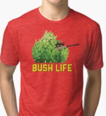 FortNite Gamer Bush Life Camper Tri-blend T-Shirt