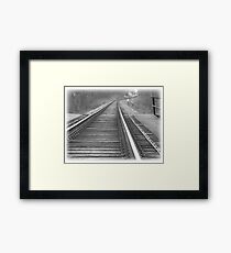 Train Tracks Framed Print