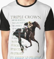 Triple Crown Winners 2015 American Pharoah Graphic T-Shirt