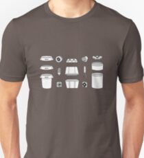 Pieces of a Space Bucket Unisex T-Shirt