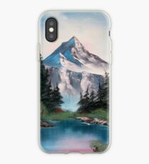 Pink Mountains iPhone Case